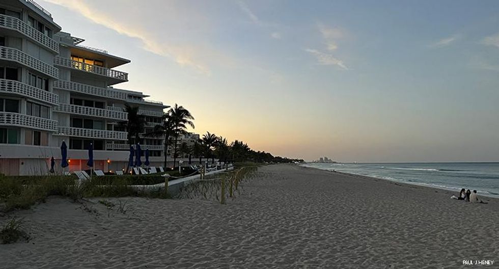 A Palm Beaches sunset