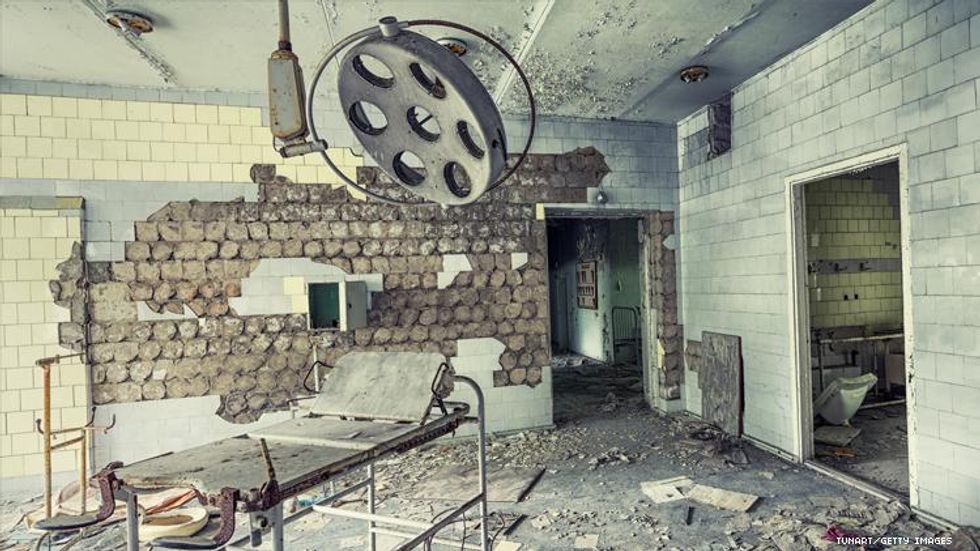 Abandoned hospital in Ukraine