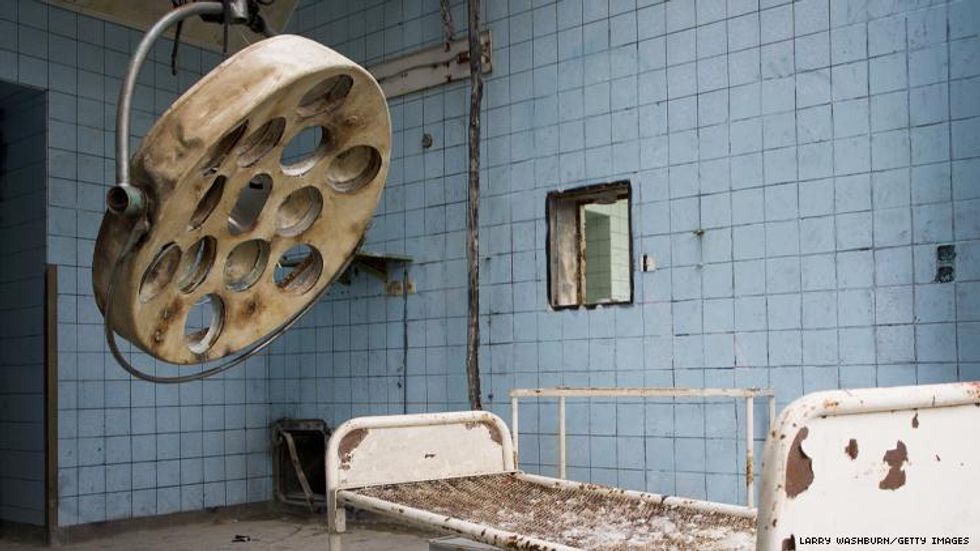 Abandoned Soviet-era hospital in Germany