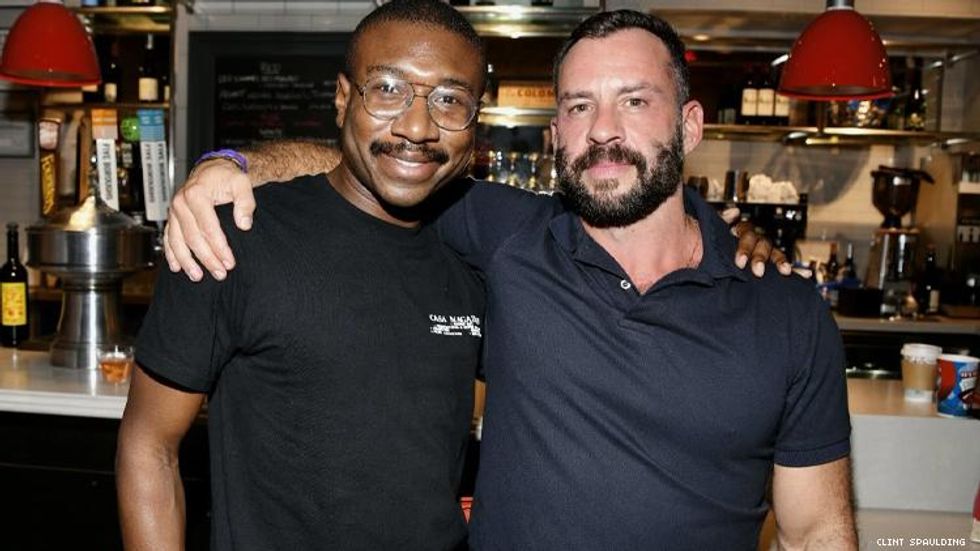 Activist Terence Edgerson and Josh Wood