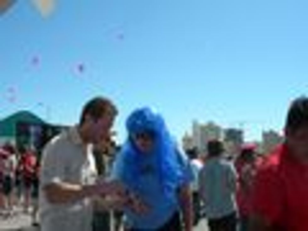 AFAN AIDS walk Jake and blue