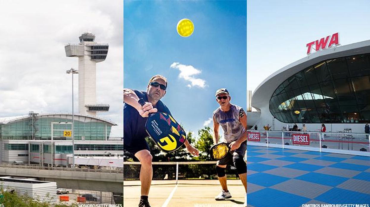 Airport, pickleball, TWA hotel