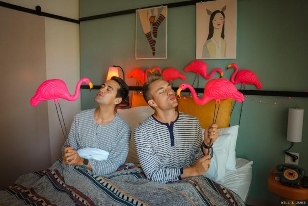 Amazing Race Winners Take a Tour of Proudly Weird and Queer Portland; Here they Get Flocked at the Moxy Hotel