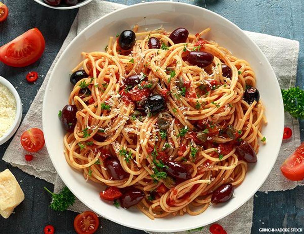 Anchovy pasta