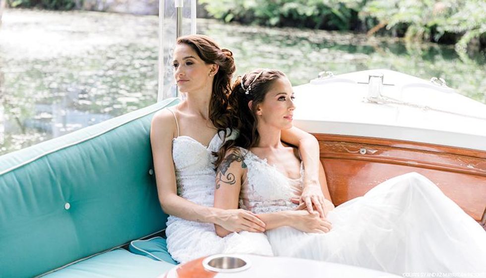 Andaz Myakoba lesbian wedding