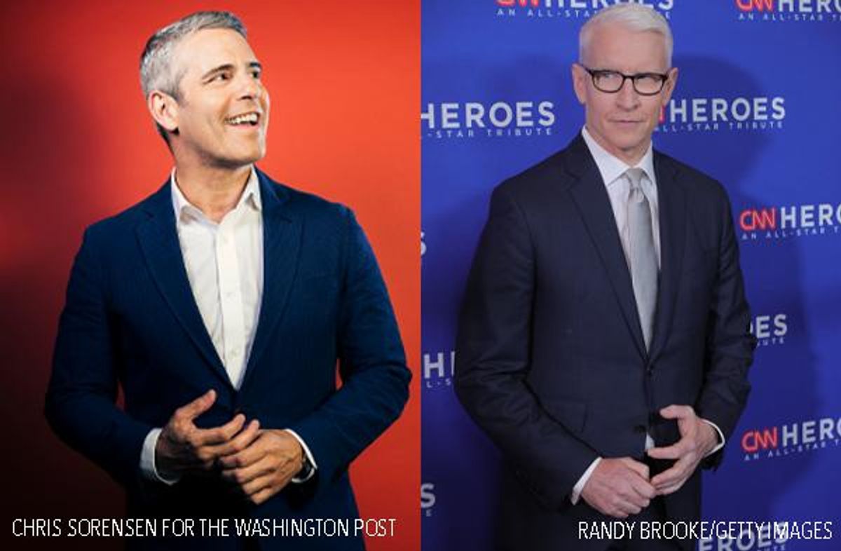 Andy Cohen and Anderson Cooper 