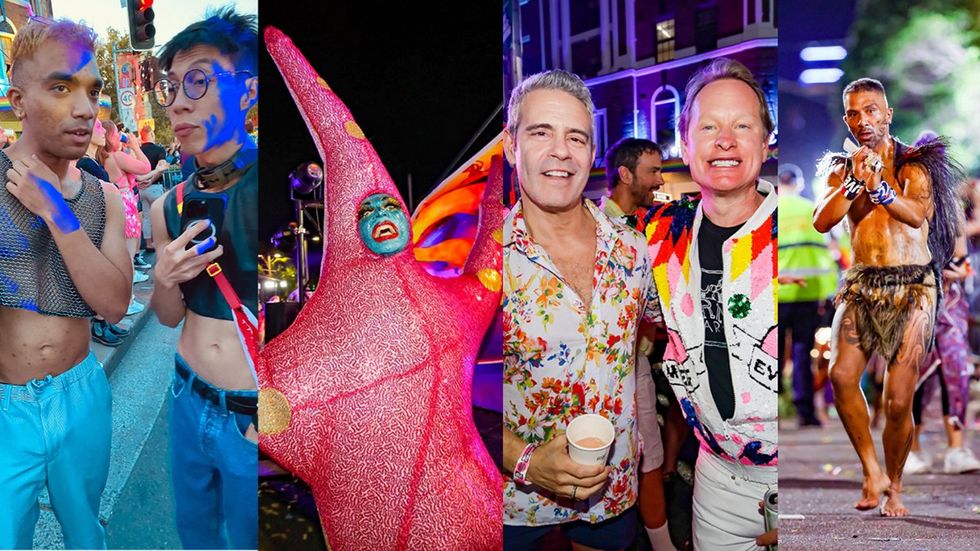 Andy Cohen and friends celebrate Sydney Mardi Gras
