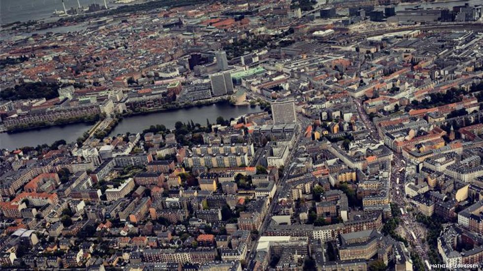 Arial of Copenhagen Pride 2018