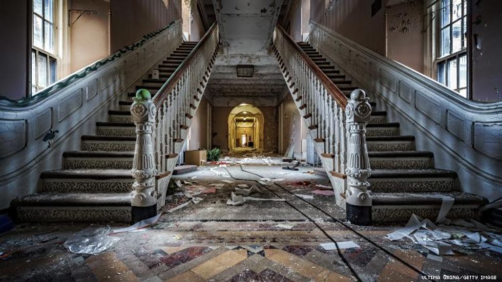 Asylum grand staircase