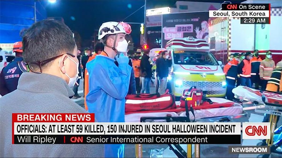 At Least 59 Killed, 150+ Injured at Seoul Halloween Festival Incident