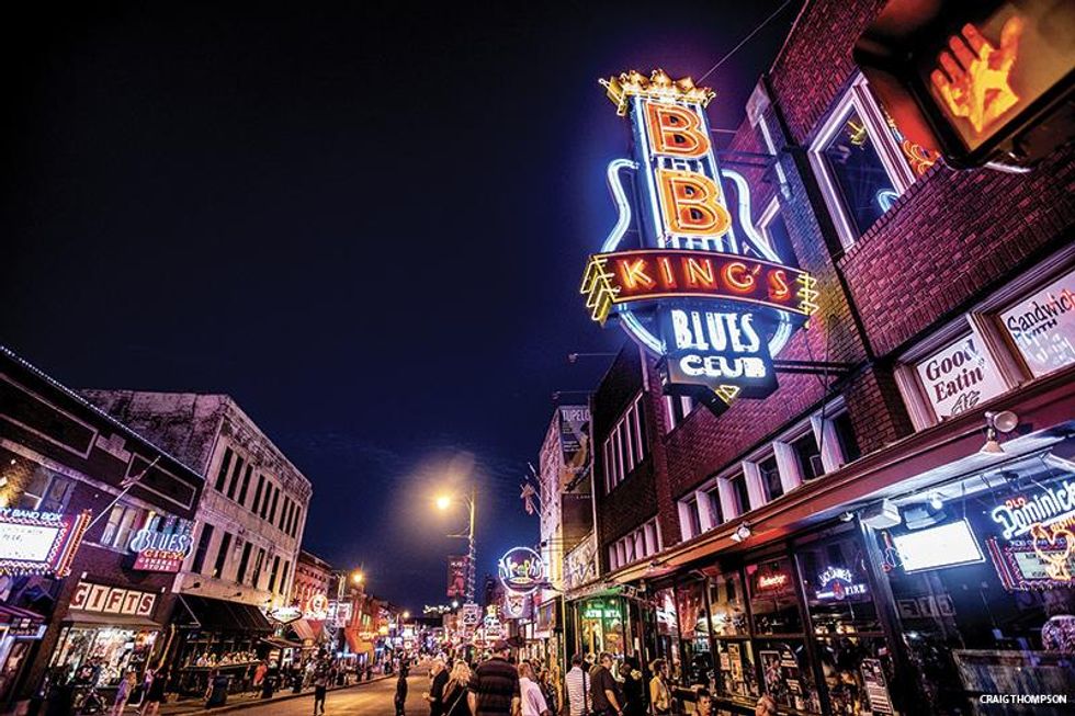 Beale Street, home of the blues