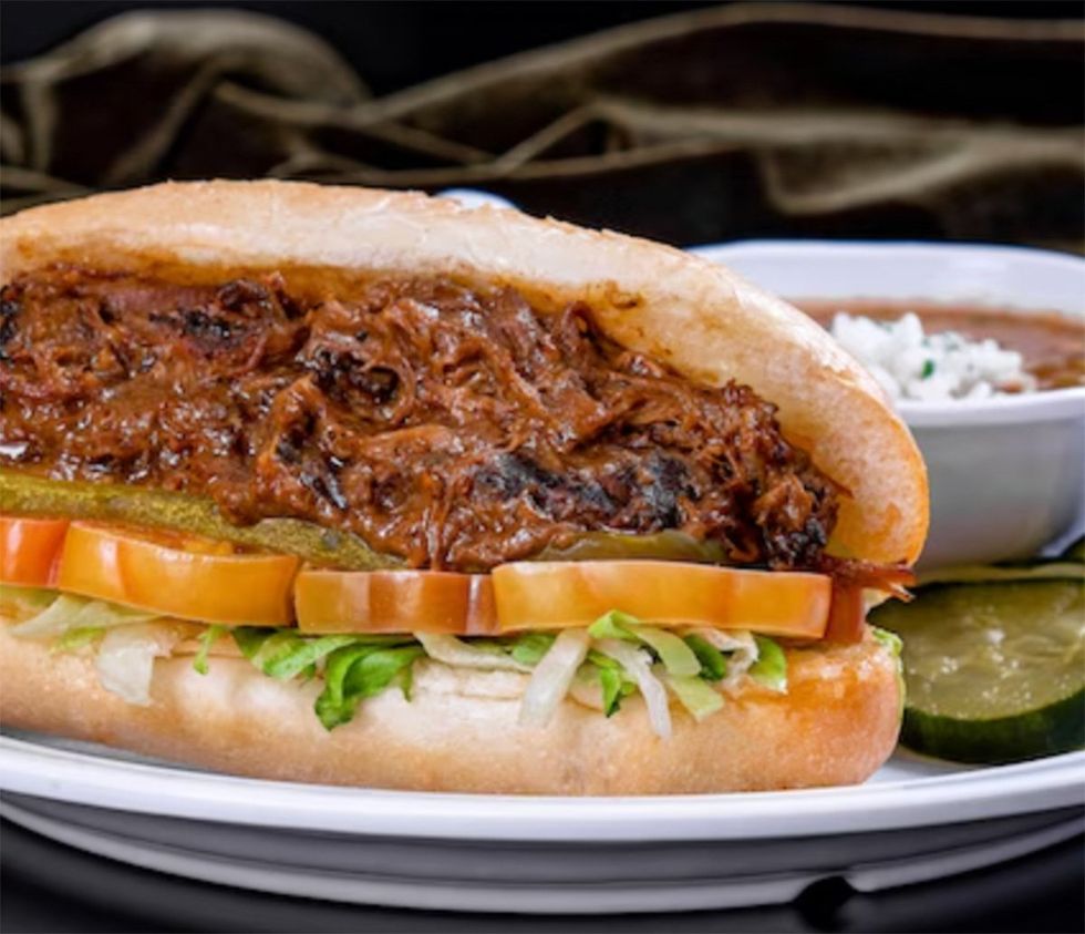 Beef Po-boy Sandwich - Disneyland teases menu for new Tiana's Palace restaurant