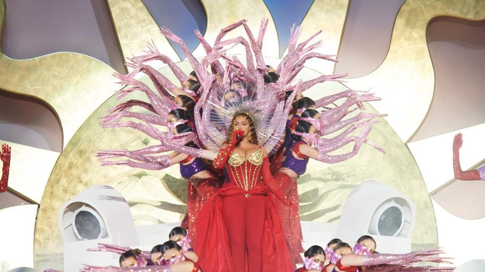 Beyonce performs at Atlantis The Royal in Dubai