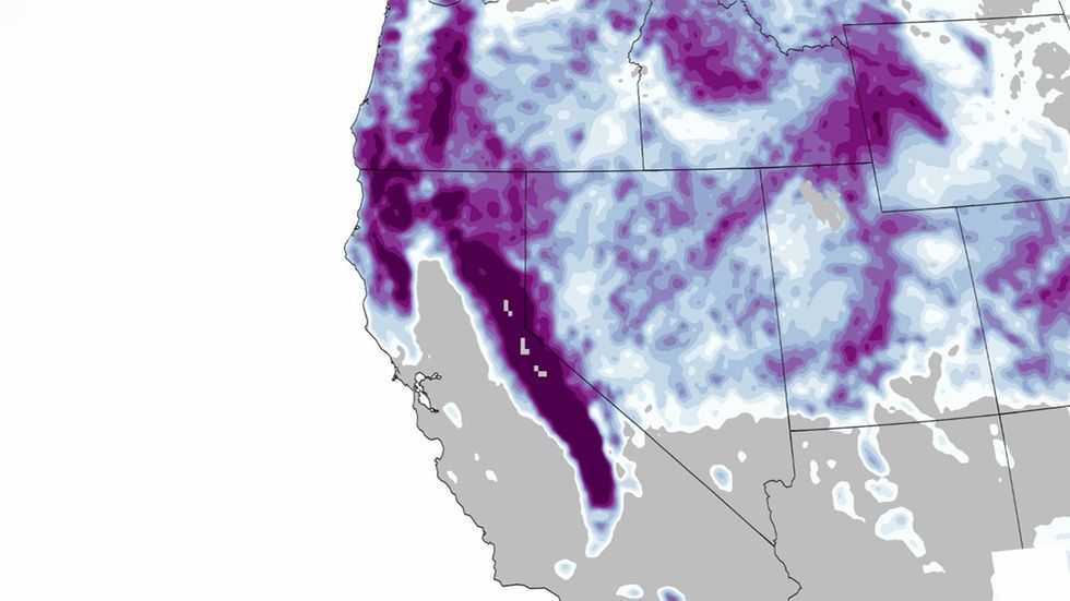 Blockbuster blizzard is slamming California with 12 feet of snow possible, 100-mph wind gusts