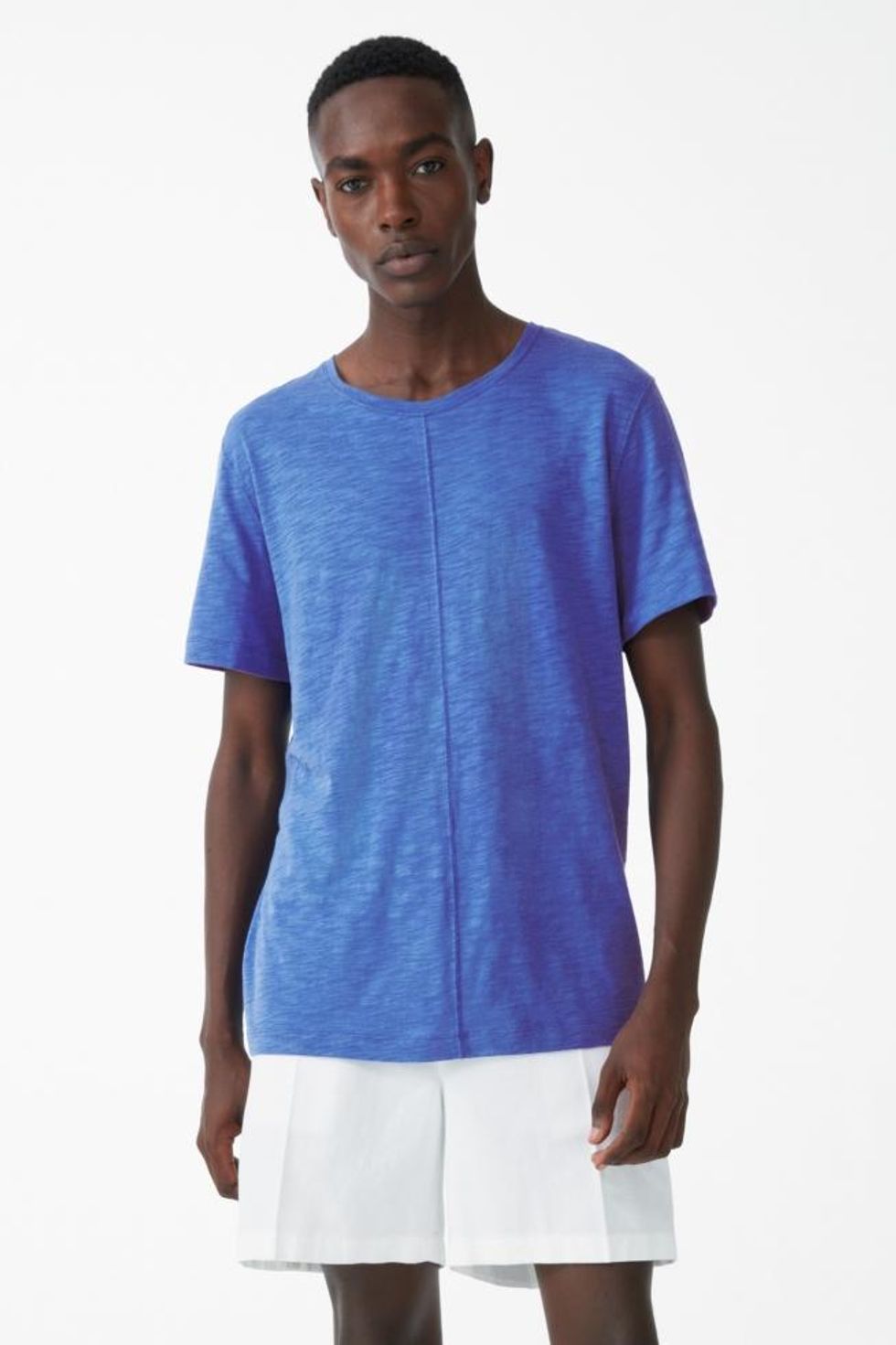 Blue Organic Cotton T- Shirt