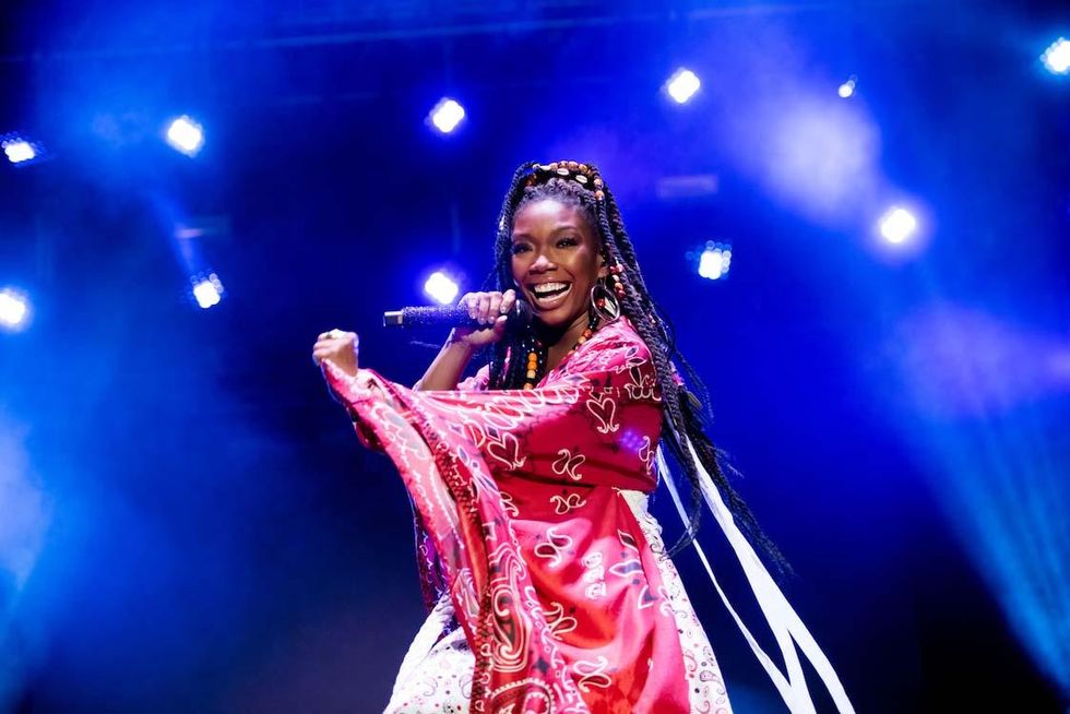 Brandy performs at LA Pride