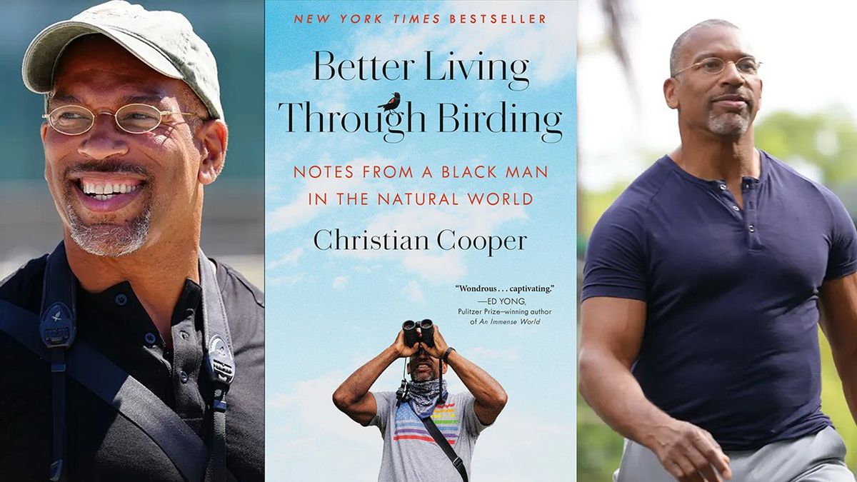 Christian Cooper shares his story in Better Living Through Birding, his 2023 memoir