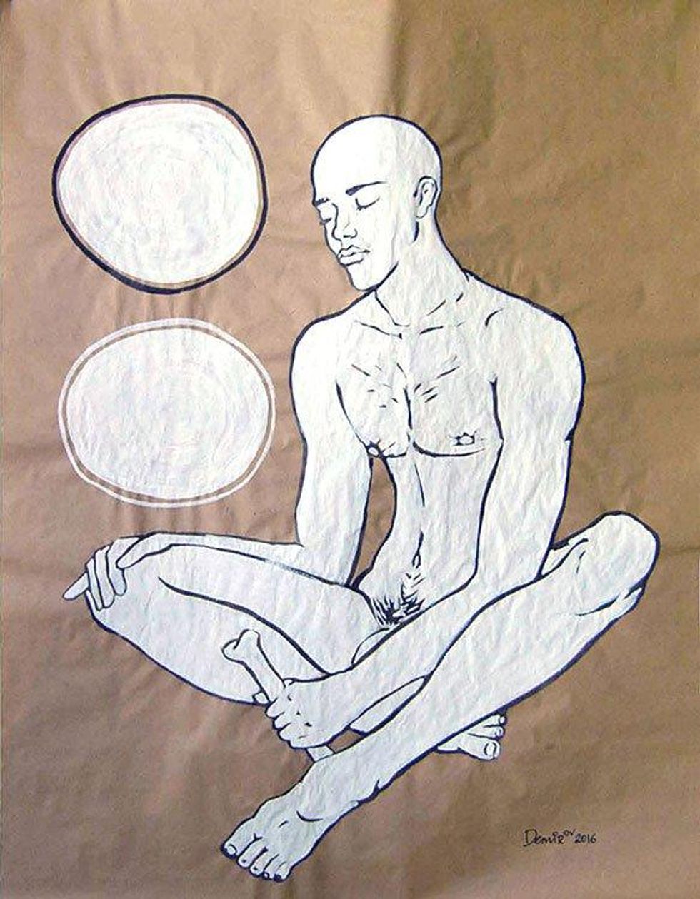 Clarity Lost in the Moment of Young Buddha's Enlightenment