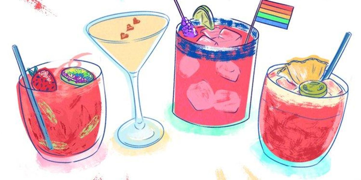 Trans Cocktail 4 Pride Cocktails to Jumpstart Your Celebrations