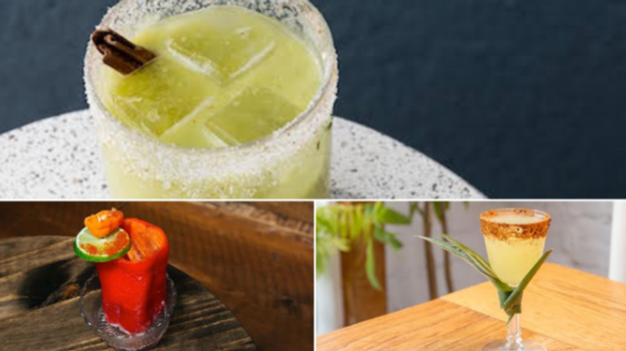 collage of margaritas