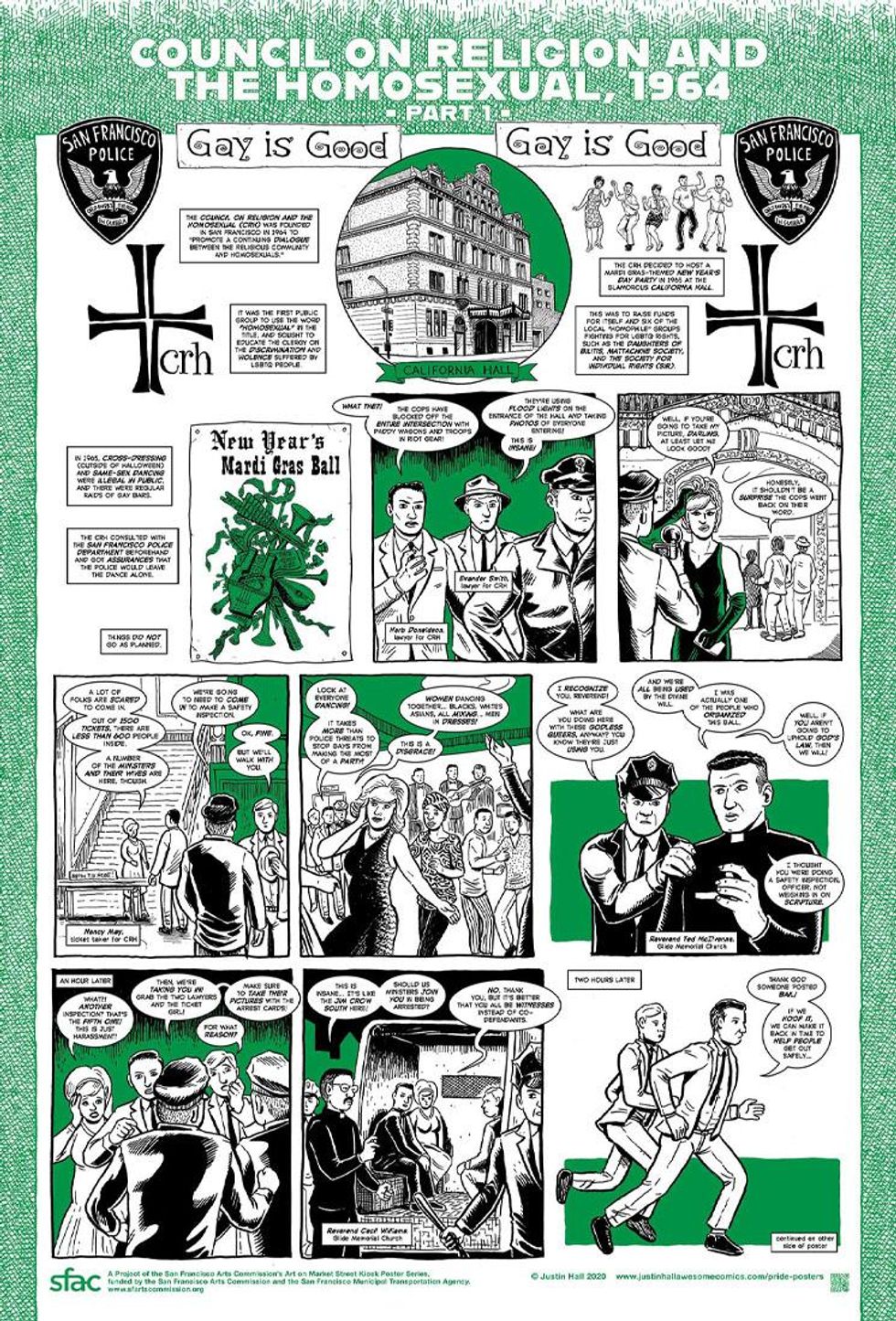 Council on Religion and the Homosexual poster by Justin Hall