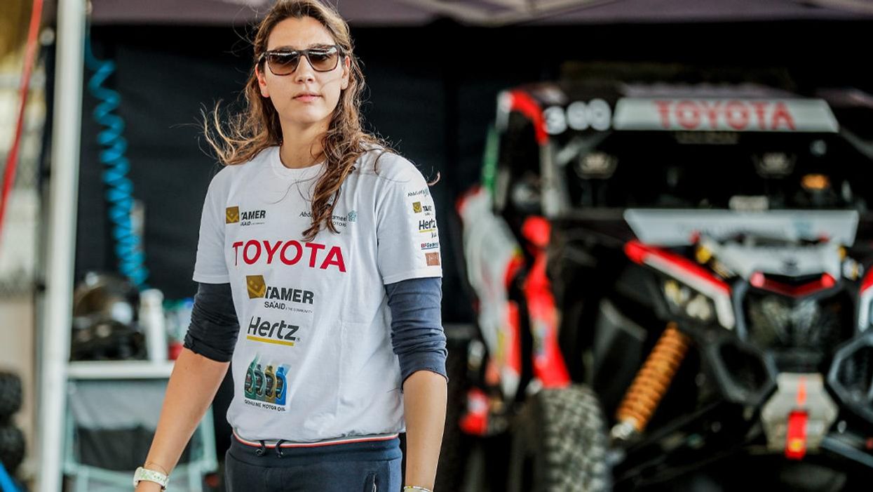 cross-country racing's Saudi driver Dania Akeel