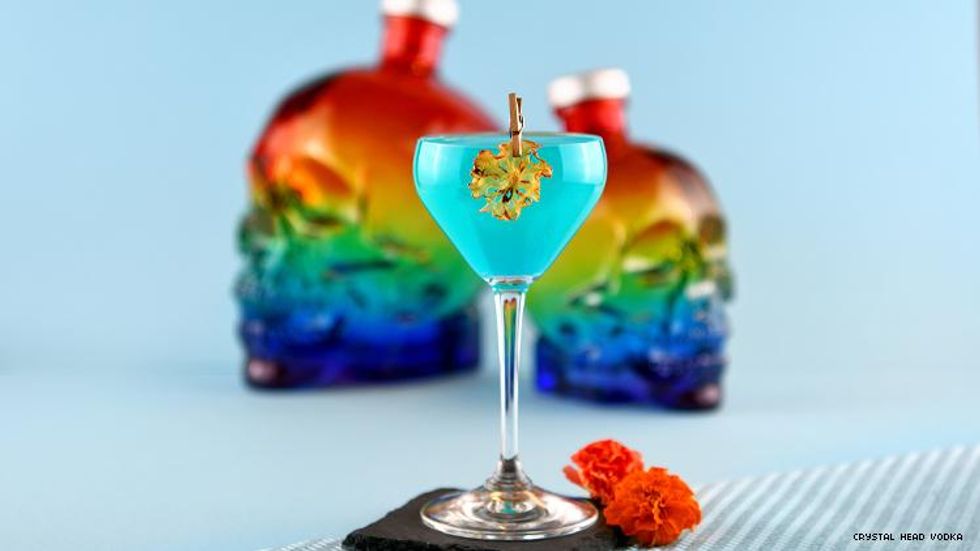 Crystal Skull Vodka Blued Up