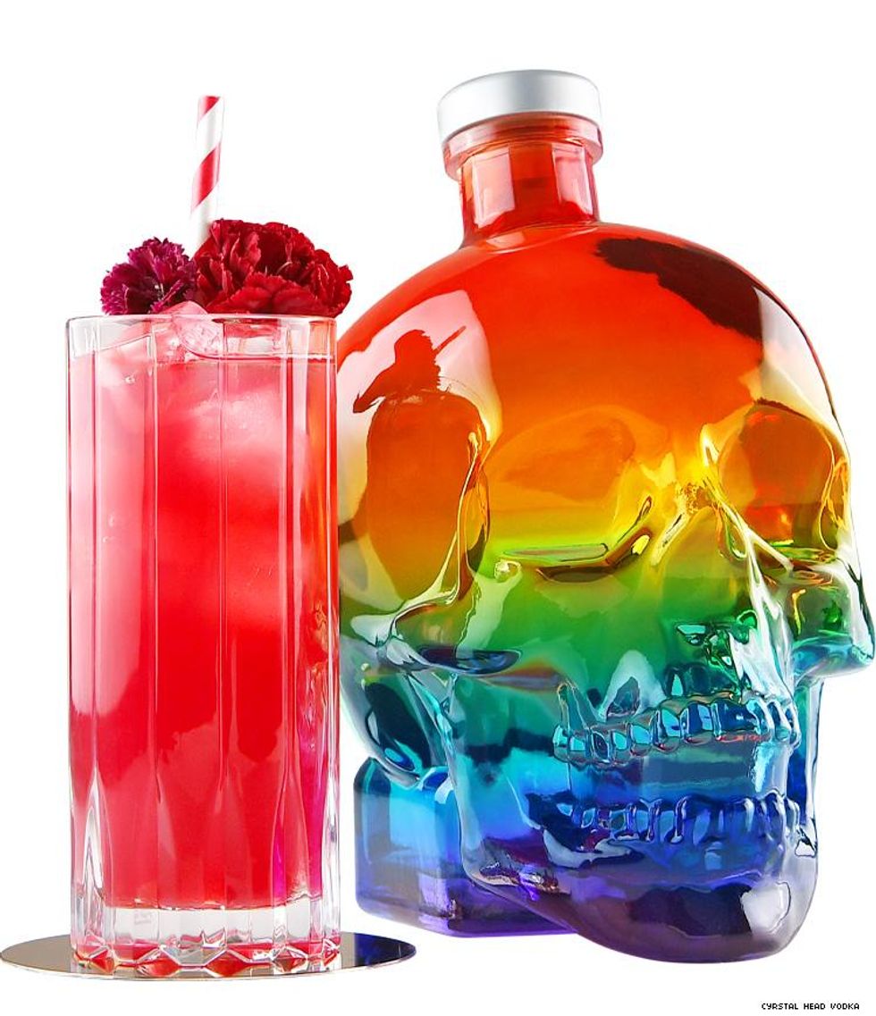 A Rainbow of Pride Cocktail Recipes From Crystal Head Vodka