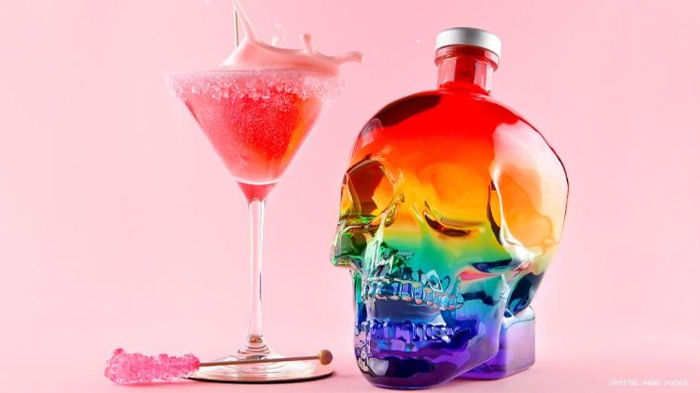 A Rainbow of Pride Cocktail Recipes From Crystal Head Vodka