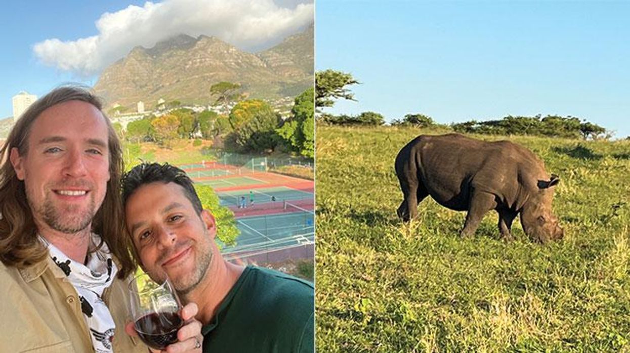 Daniel and wildlife in South Africa