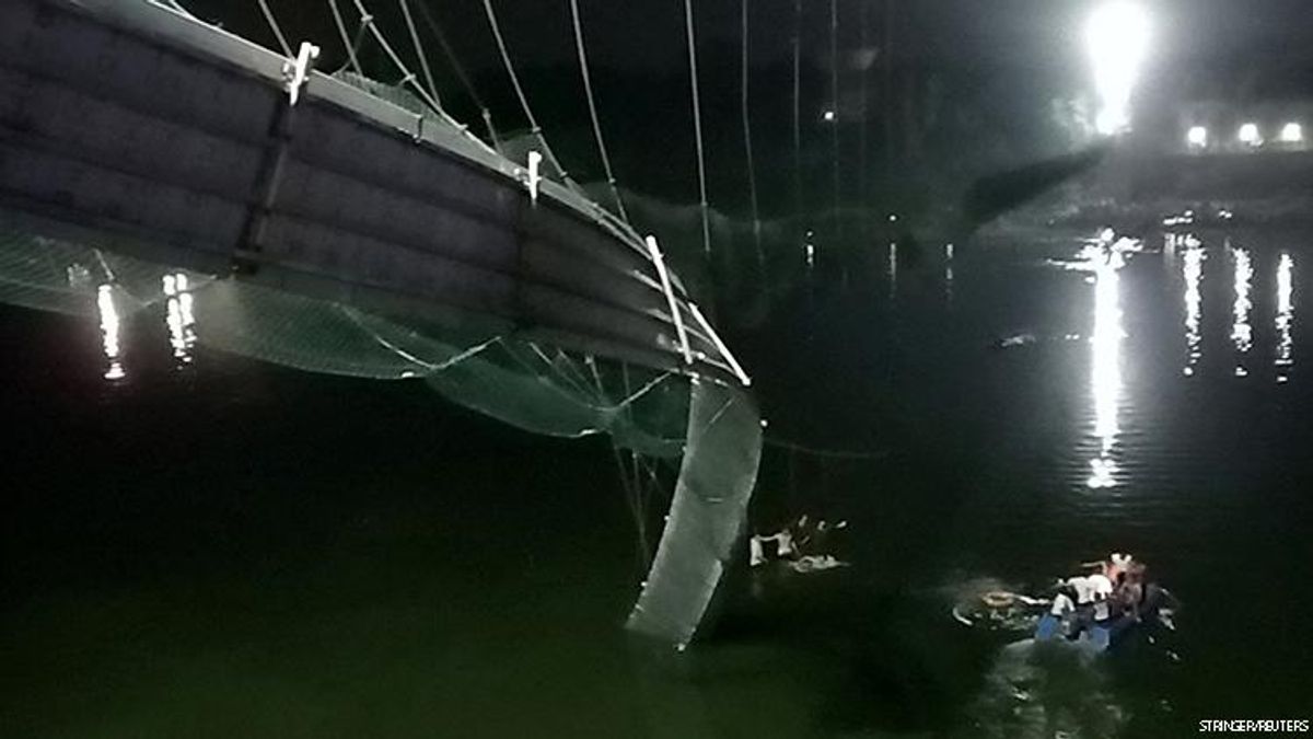 Deadly Collapsed Bridge in India was Recently Repaired