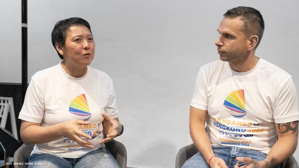 Dennis Philipse and Lisa Lam organizers of GGHK