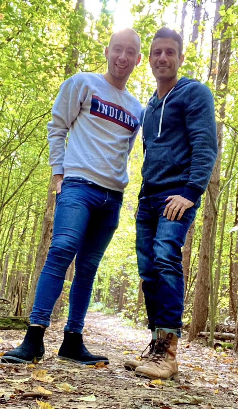 Devin and Joey at Arboretum