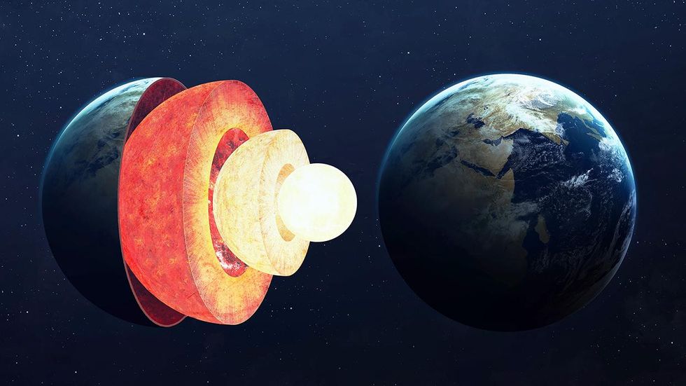 Did Earth’s Core Stop Turning and Reverse?