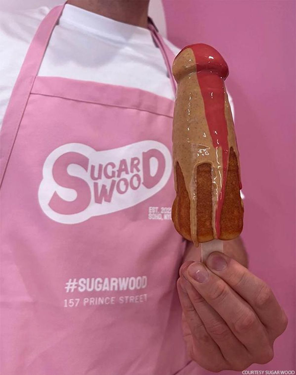 Dip your tongue into a hot and moist Kitty (waffle) for a good cause at the Grand Opening of Sugar Wood, Manhattan\u2019s adult-themed dessert