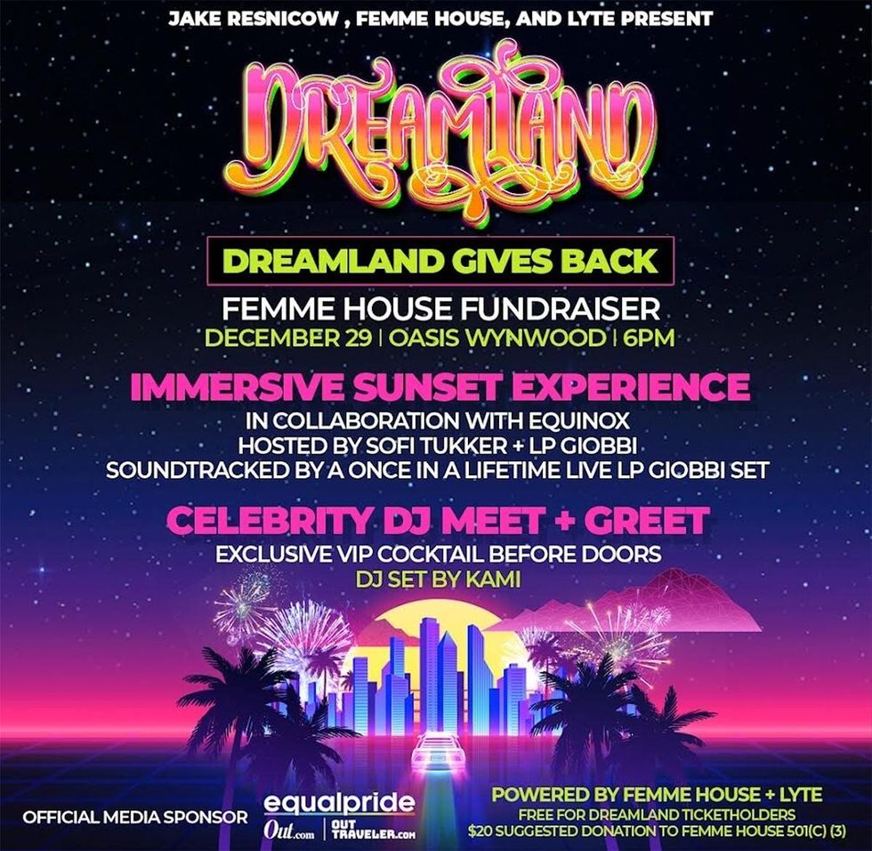 Dreamland Gives Back with Weekend NYE Party in Miami