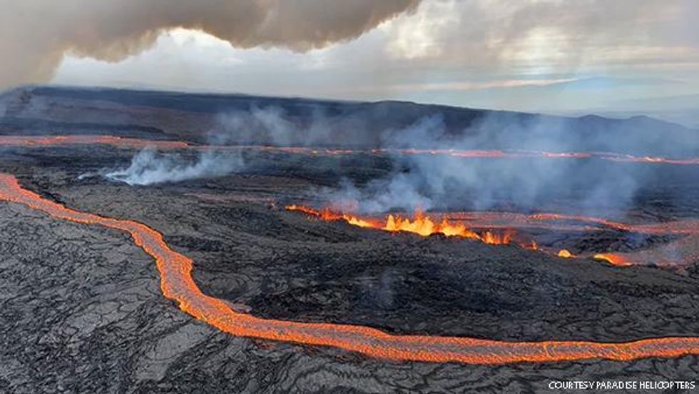 Dueling Eruptions, Lava Flows Threaten Key Hawaiian Highway