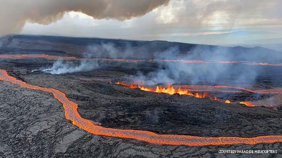 Dueling Eruptions, Lava Flows Threaten Key Hawaiian Highway