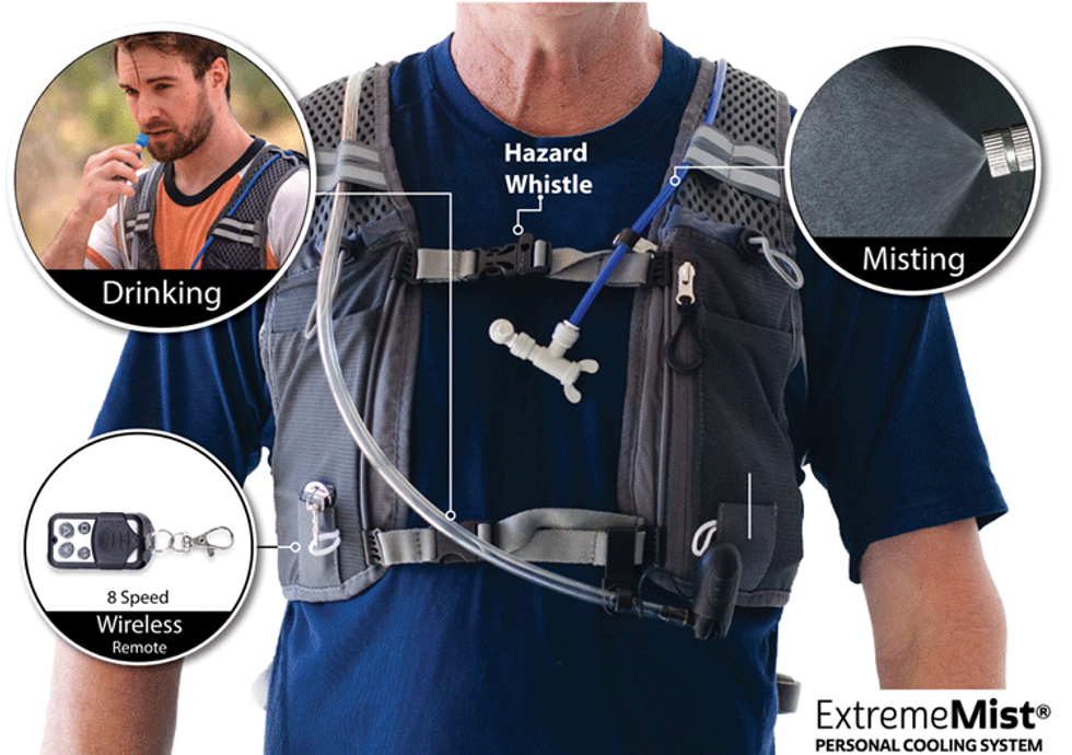 ExtremeMist Misting and Drinking Hydration Backpack