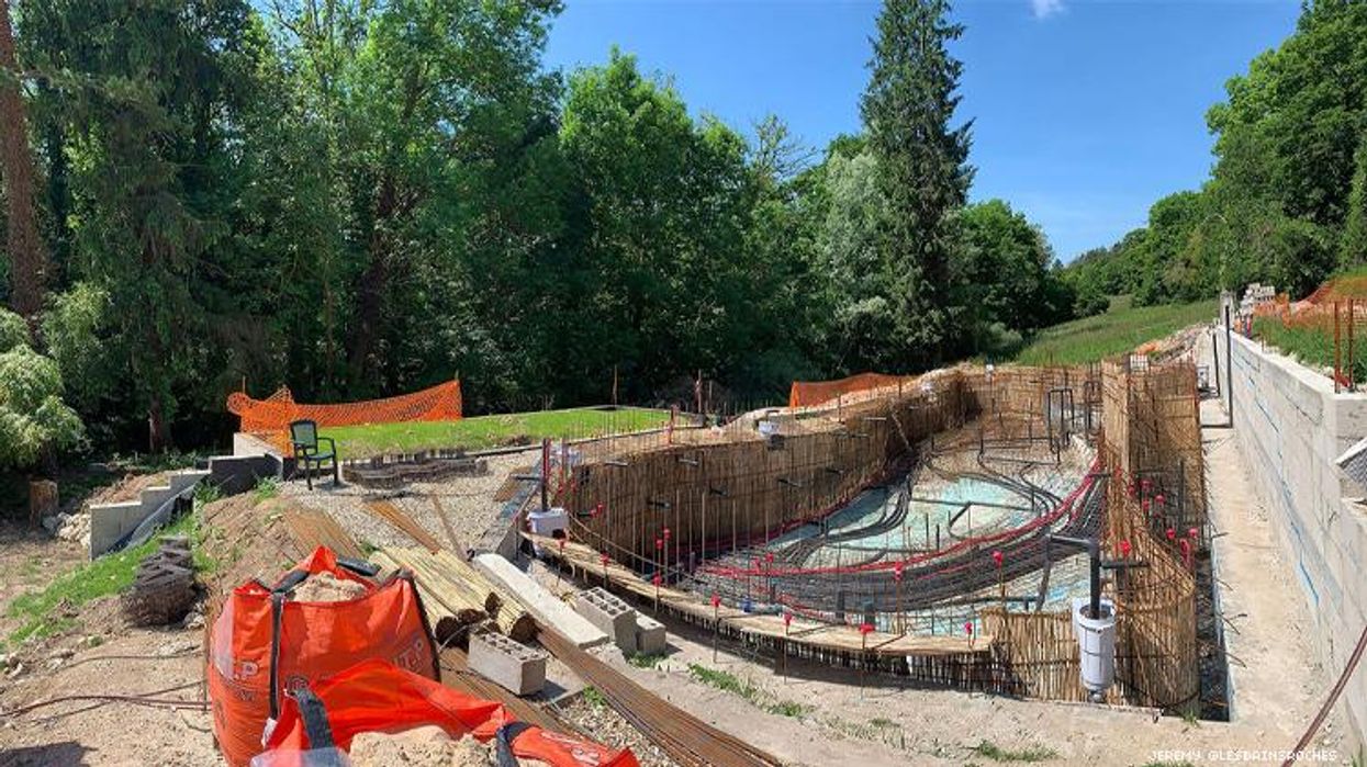 French Actress Pool Renovations