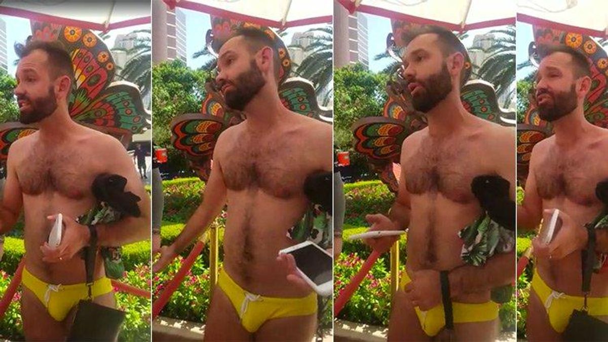 gay man kicked out of vegas pool party