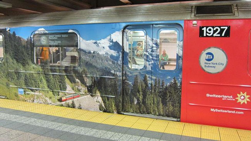 Gay Switzerland - S Train NYC Subway