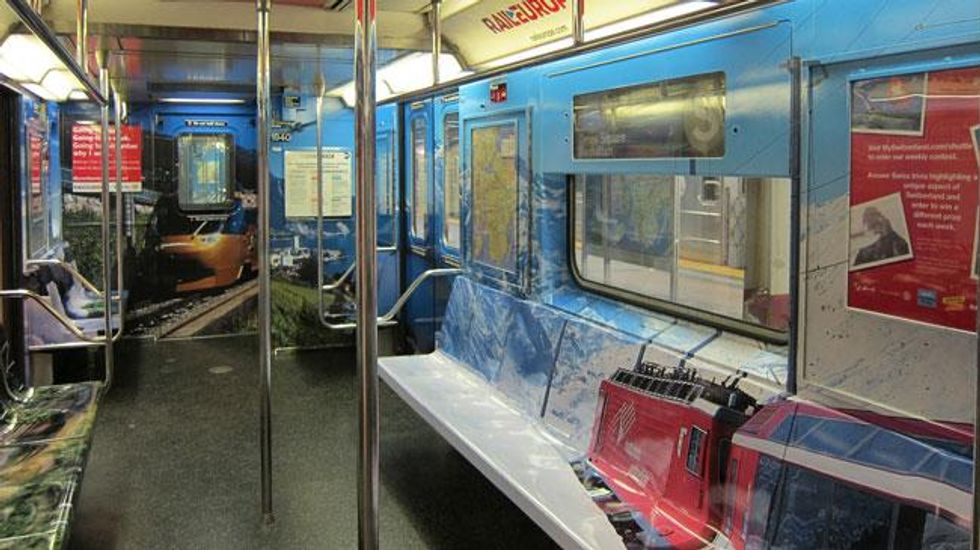 Gay Switzerland - S Train NYC Subway