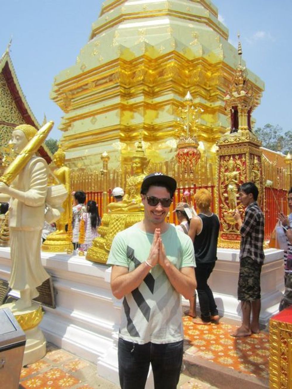 Gay Thailand - Chiang Mai temple - Benjamin Solomon Out Globetrotter