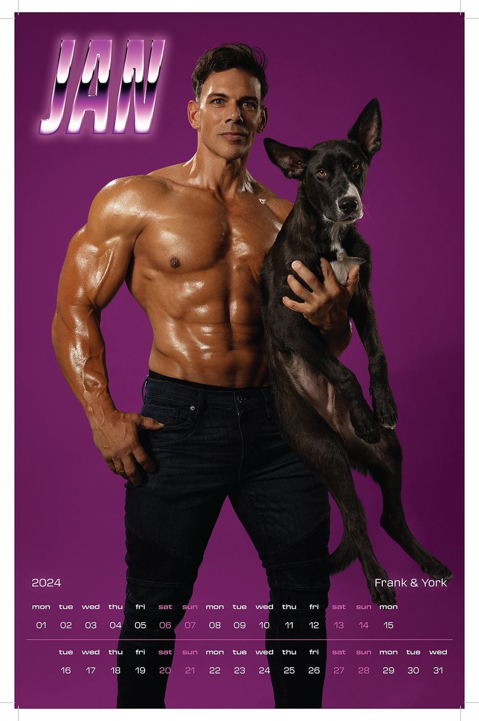 Mike Ruiz's Hunks & Hounds Calendar Will Leave You Panting mike-ruiz-s-hunks-hounds-calendar-will-leave-you-panting