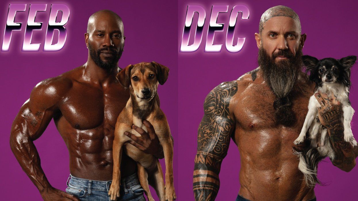 Get Ready to Pant and Beg for the New ‘Hunks & Hounds’ Calendar from Mike Ruiz