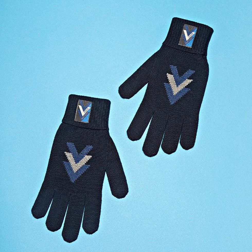 Gloves by Louis Vuitton, $305
