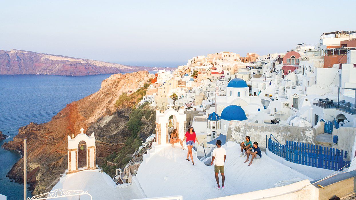 Greek out with this Pride-themed excursion to the Greek islands – Contiki’s Greek island-hopping trip is big on beautiful sights, but light on the gay activities