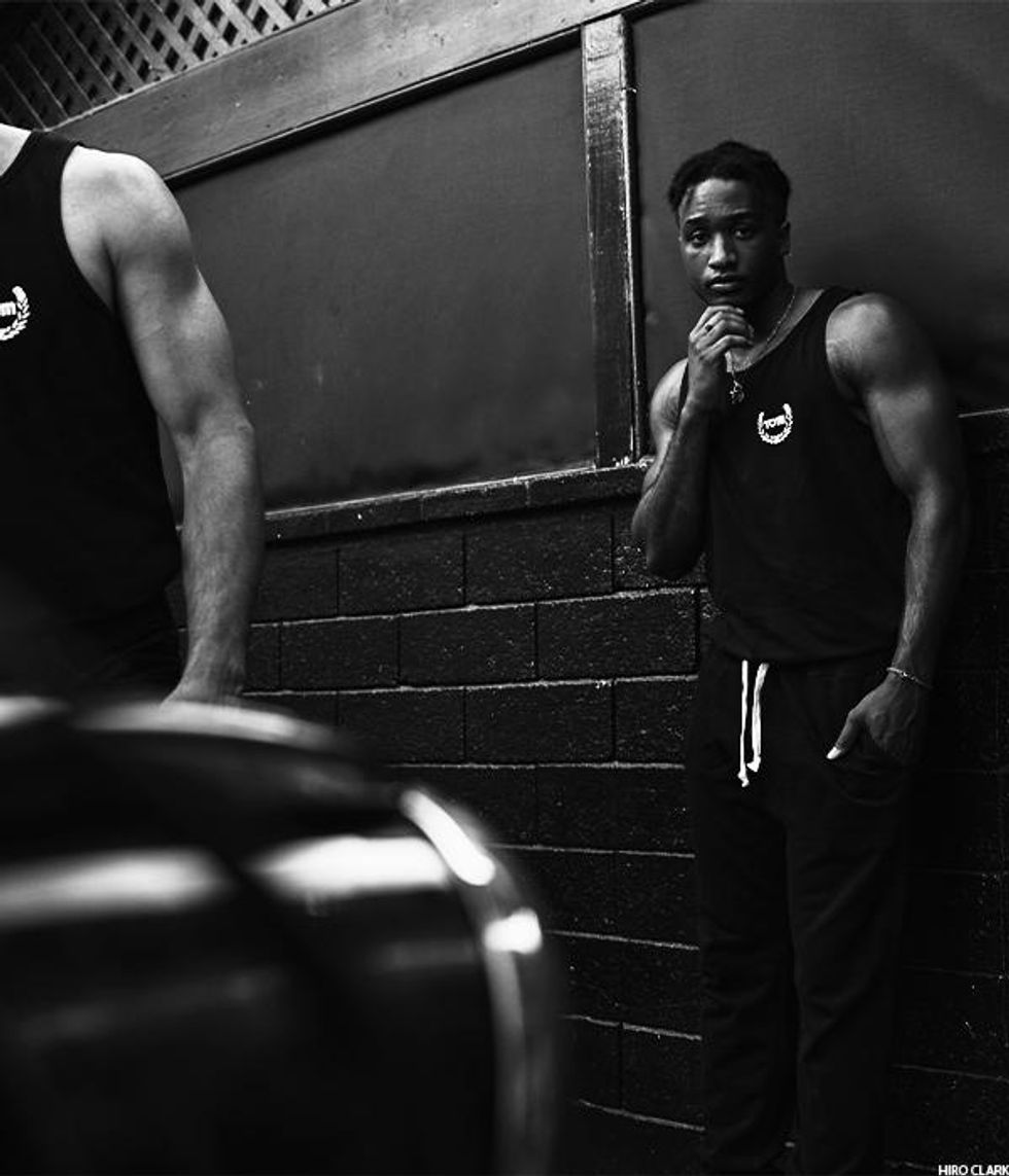 Hiro Clark's Darkroom/Tom of Finland line of hoodies, shirts, and shorts