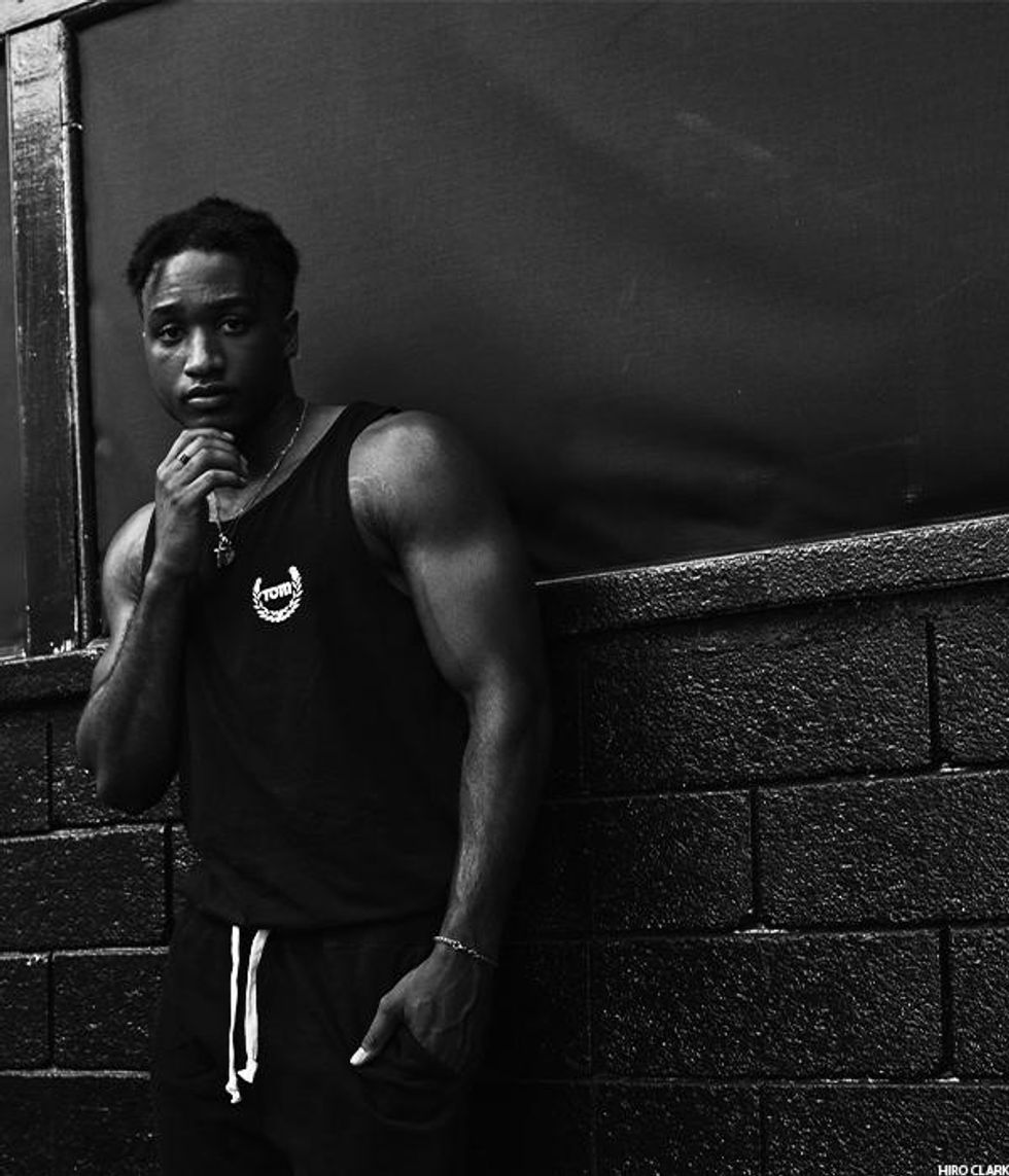 Hiro Clark's Darkroom/Tom of Finland line of hoodies, shirts, and shorts